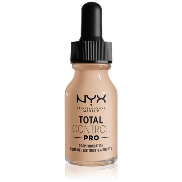 NYX Professional Makeup Total Control Pro Drop Foundation фон дьо тен цвят 02 - Alabaster 13 мл.