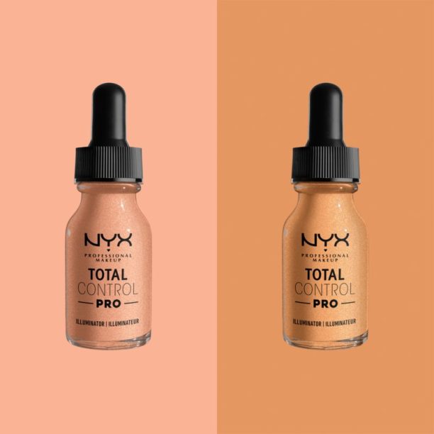 NYX Professional Makeup Total Control Pro Illuminator течен хайлайтър цвят 01 - Cool 13 мл. купи на топ цена