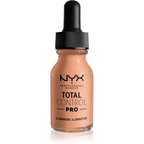 NYX Professional Makeup Total Control Pro Illuminator течен хайлайтър цвят 01 - Cool 13 мл. на ниска цена