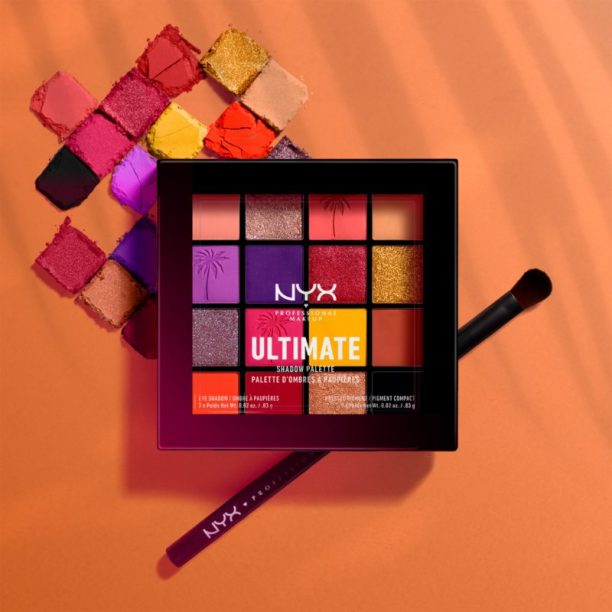 NYX Professional Makeup Ultimate Shadow Palette палитра сенки за очи цвят 13 - Festival 16 x 0.83 гр. купи на топ цена