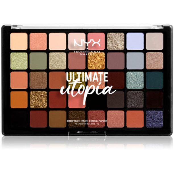 NYX Professional Makeup Ultimate Utopia палитра сенки за очи 40 x 1 гр.