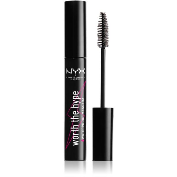 NYX Professional Makeup Worth The Hype водоустойчива спирала цвят 01 Black 7 мл.