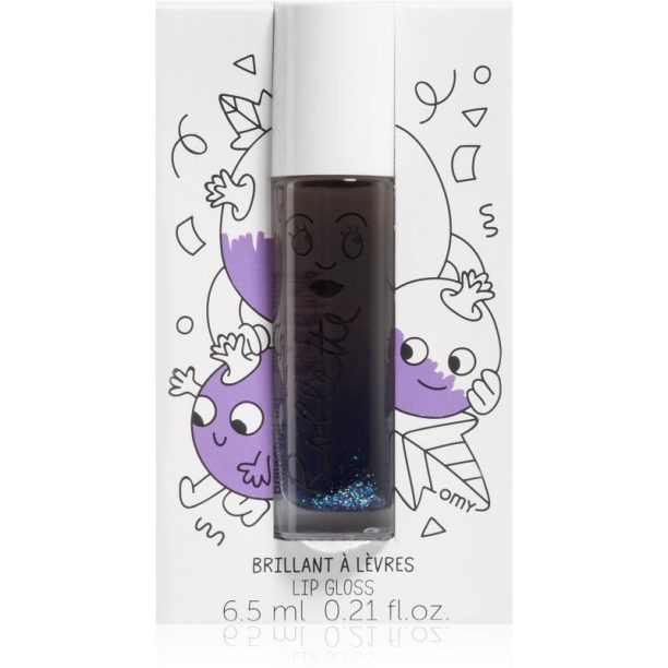 Nailmatic Kids Rollette блясък за устни за деца цвят Blackcurrant 6