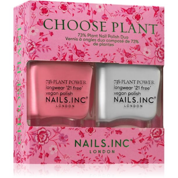 Nails Inc. Choose Plant изгодна опаковка (за нокти)