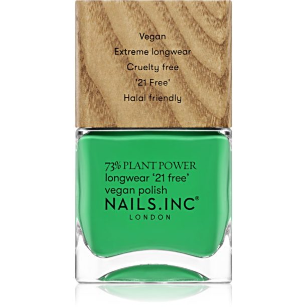 Nails Inc. Vegan Nail Polish дълготраен лак за нокти цвят Mother Earth's Calling 14 мл.