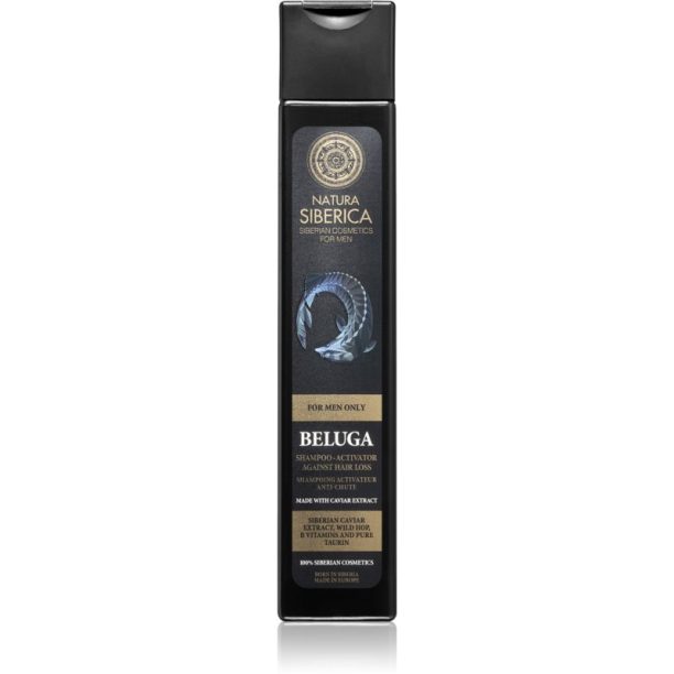 Natura Siberica For Men Only шампоан против оредяване на косата и косопад за мъже 250 мл.