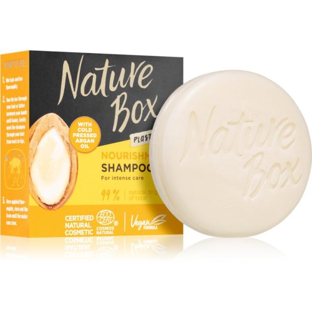 Nature Box Argan Твърд шампоан с подхранващ ефект 85 гр. на ниска цена