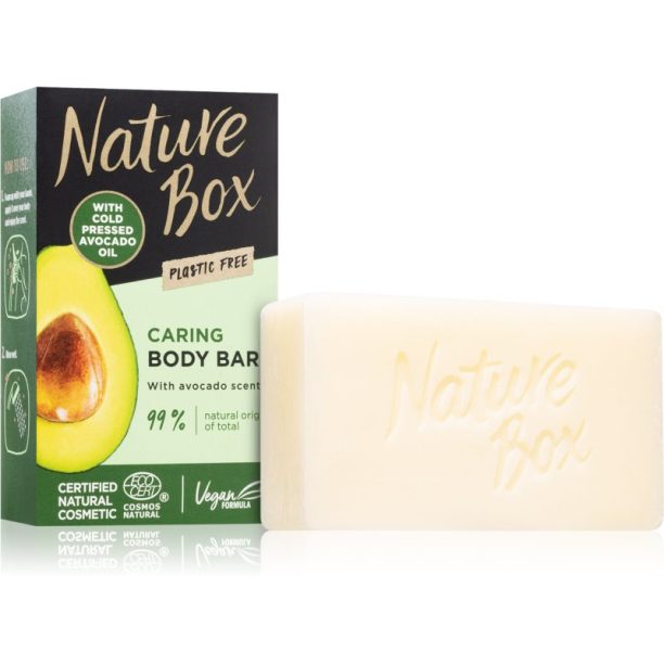 Nature Box Avocado почистващ твърд сапун 100 гр. на ниска цена