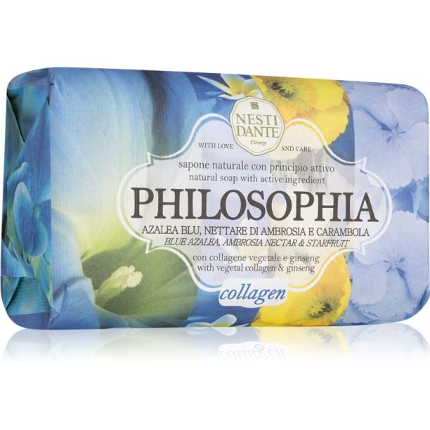 Nesti Dante Philosophia Collagen with Vegetable Collagen & Ginseng натурален сапун с колаген 250 гр.