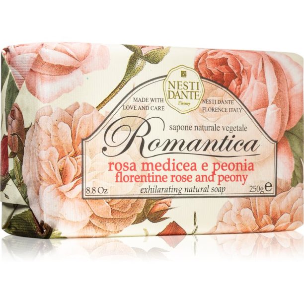 Nesti Dante Romantica Florentine Rose and Peony натурален сапун 250 гр.