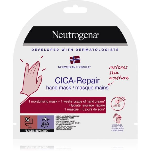 Neutrogena Norwegian Formula® CICA Repair хидратираща маска за ръце 1 бр. на ниска цена