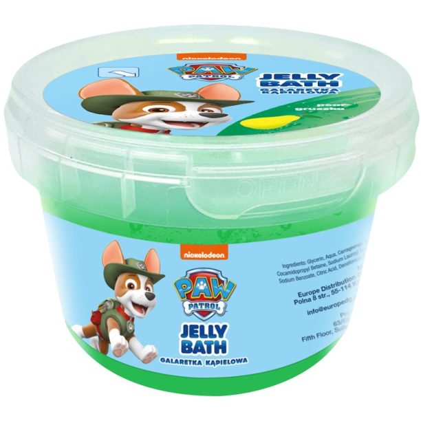 Nickelodeon Paw Patrol Jelly Bath продукт за вана за деца Pear - Tracker 100 гр.