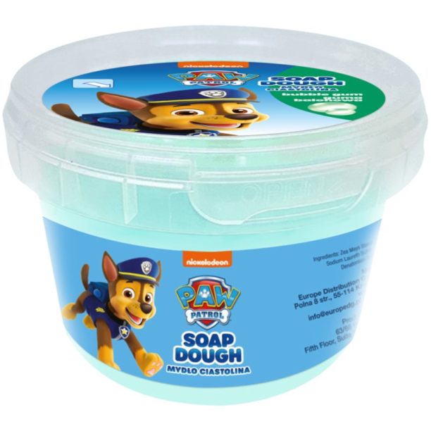 Nickelodeon Paw Patrol Soap Dough сапун  за вана за деца  Bubble Gum - Chase 100 гр.