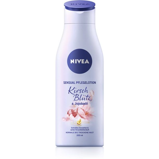 Nivea Cherry Blossom & Jojoba Oil тоалетно мляко за тяло 200 мл.