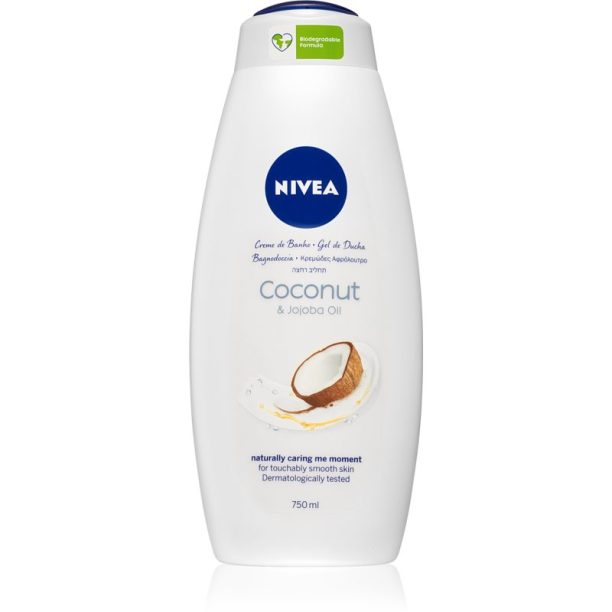 Nivea Coconut & Jojoba Oil крем душ гел макси 750 мл.