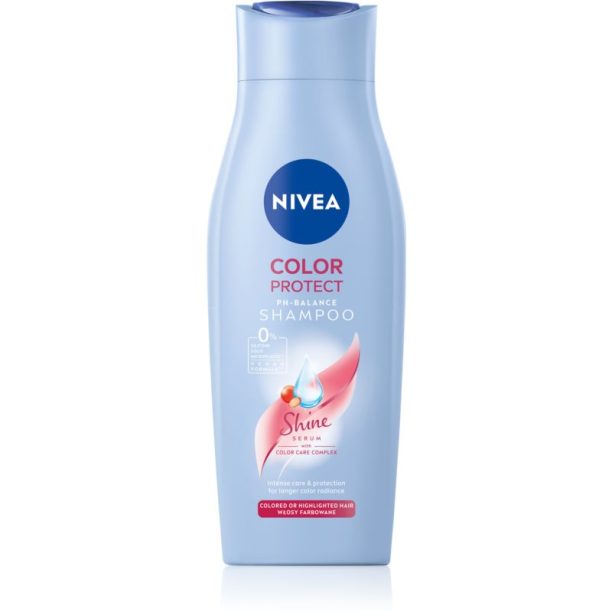 Nivea Color Care & Protect грижовен шампоан за боядисана коса 400 мл.