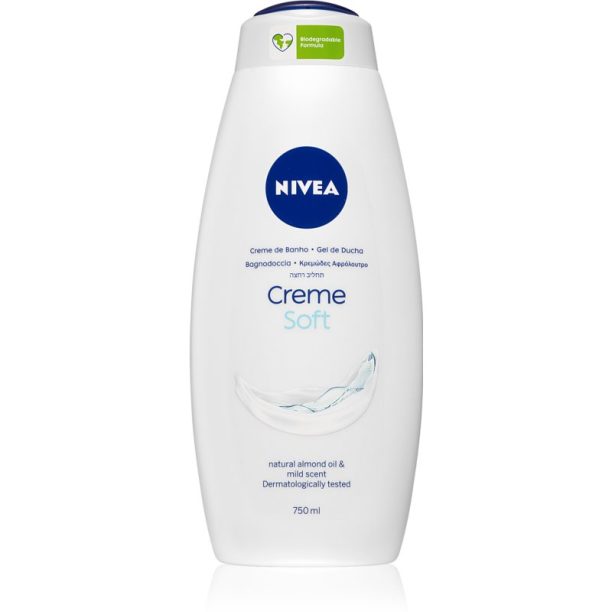 Nivea Creme Soft крем душ гел макси 750 мл.