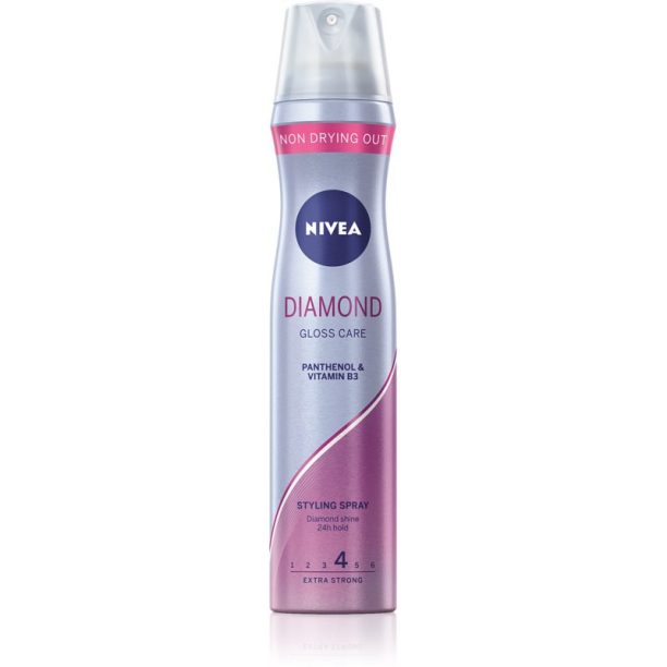 Nivea Diamond Gloss лак за коса 250 мл.