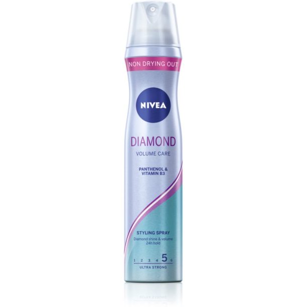 Nivea Diamond Volume лак за коса 250 мл.