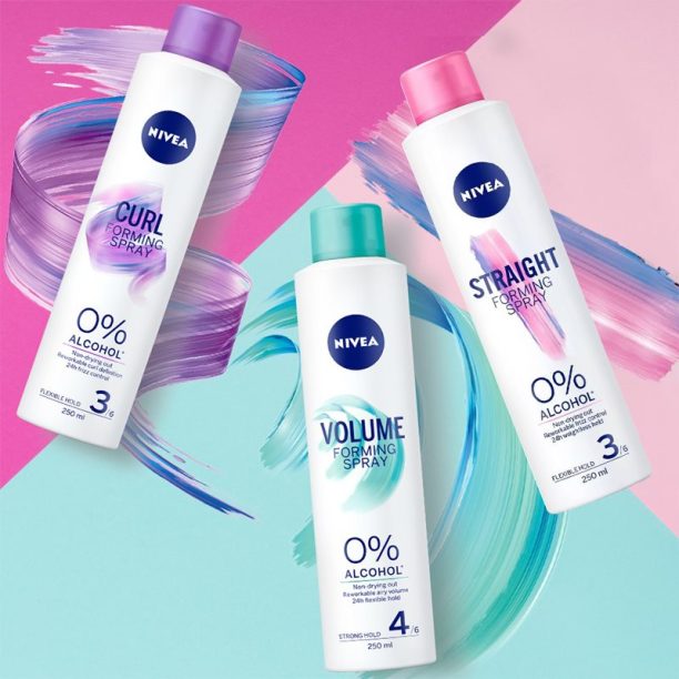 Forming Spray Volume Nivea Forming Spray Volume стилизиращ спрей За коса 250 мл.