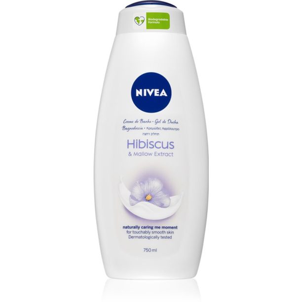 Nivea Hibiscus & Mallow Extract крем душ гел макси 750 мл.