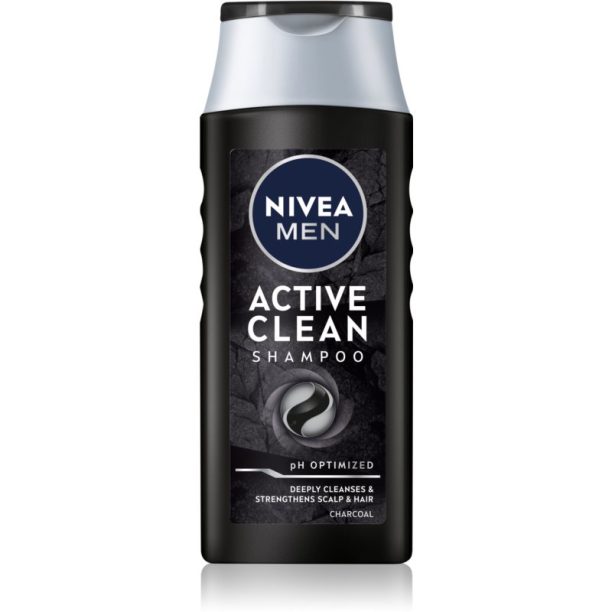 Nivea Men Active Clean шампоан с активен въглен за мъже 250 мл.