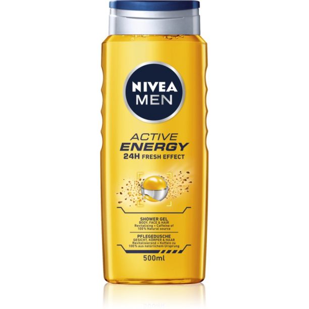 Nivea Men Active Energy душ-гел за мъже 500 мл.