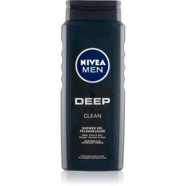 Nivea Men Deep душ-гел за мъже 500 мл.