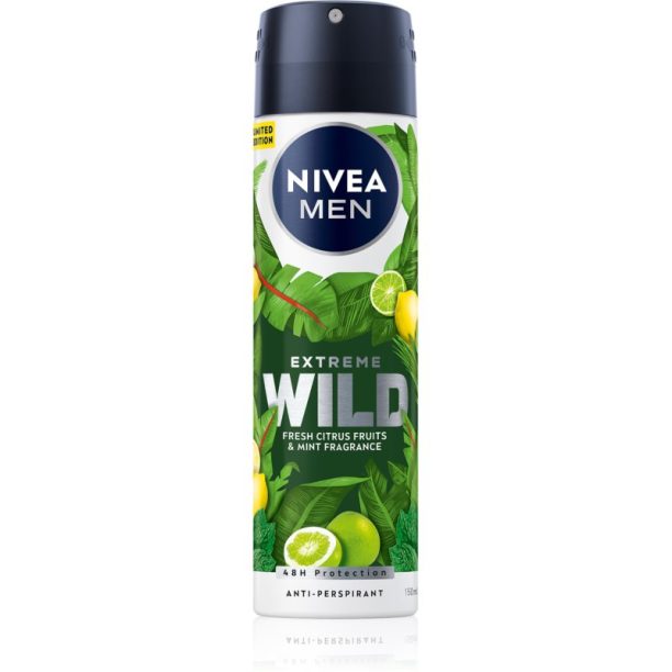 Nivea Men Extreme Wild Fresh Citrus антиперспирант-спрей 150 мл.