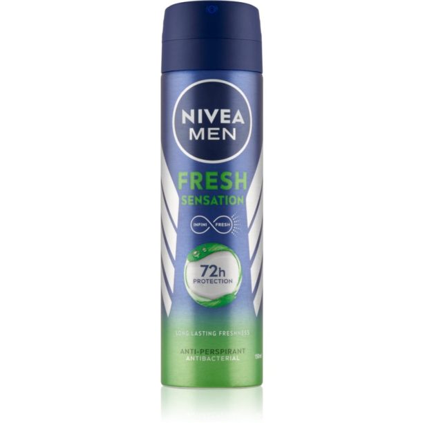 Nivea Men Fresh Sensation антиперспирант-спрей 72 ч. за мъже 150 мл.