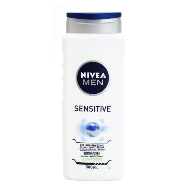 Nivea Men Sensitive душ гел  за мъже 500 мл.