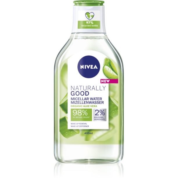 Nivea Naturally Good мицеларна вода с алое вера 400 мл. на ниска цена