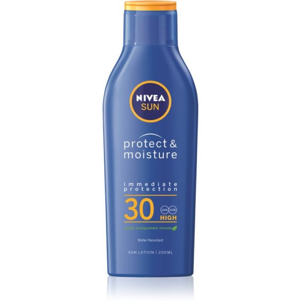 Sun Moisturising Nivea Sun Moisturising хидратиращо мляко за тен SPF 30 200 мл.