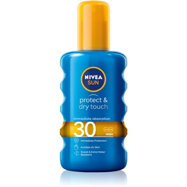 Nivea Sun Protect & Dry Touch невидим спрей за тен SPF 30 200 мл.