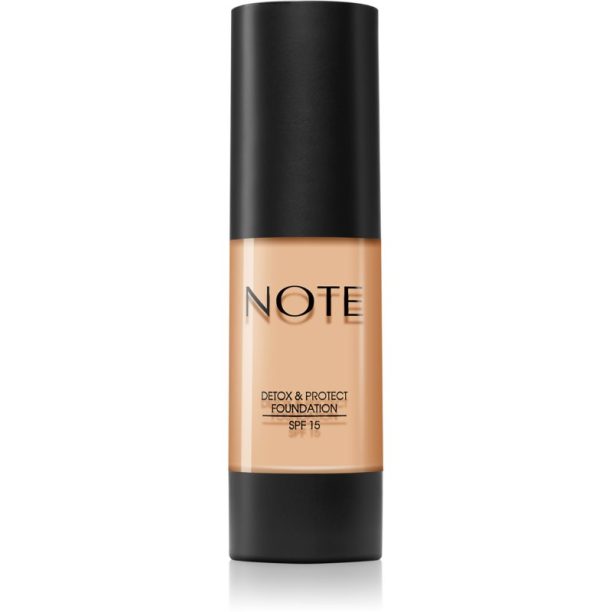 Note Cosmetique Detox and Protect Foundation течен фон дьо тен с матов завършек 02 Natural Beige 30 мл. на ниска цена