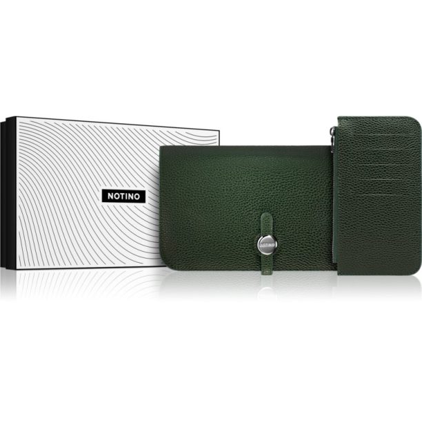 Notino Classy Collection Pouch with wallet чантичка с портмоне Emerald на ниска цена