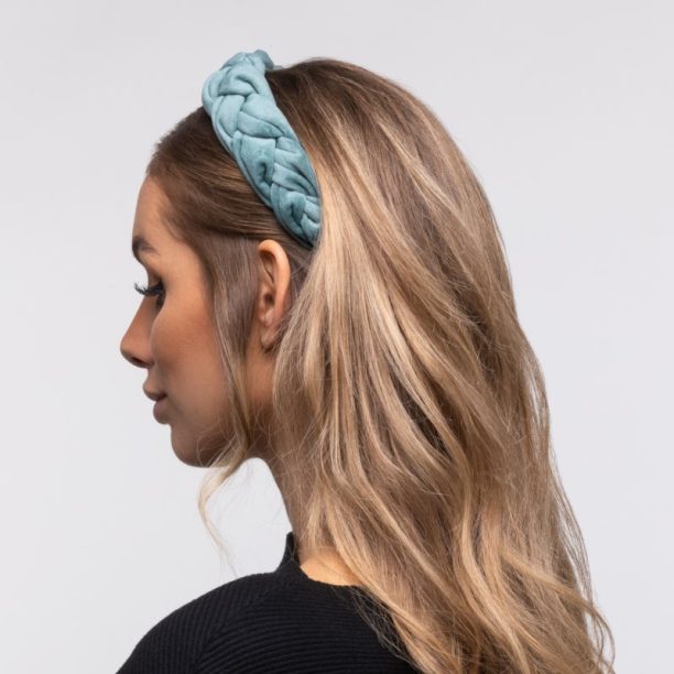 Notino Grace Collection Braided velvet headband лента за глава купи на топ цена