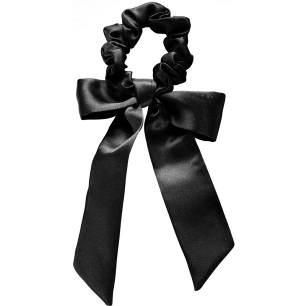 Notino Hair Collection Bow scrunchie еластичен ластик Black 1 бр.