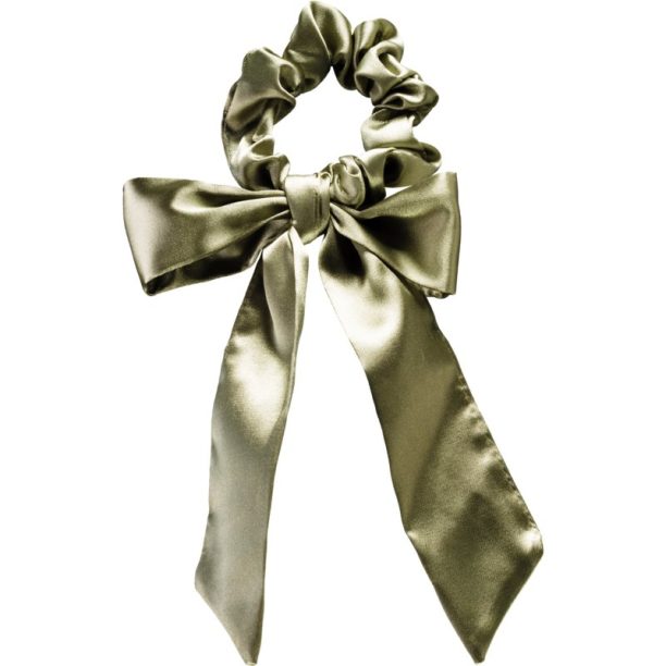 Notino Hair Collection Bow scrunchie еластичен ластик Green 1 бр.