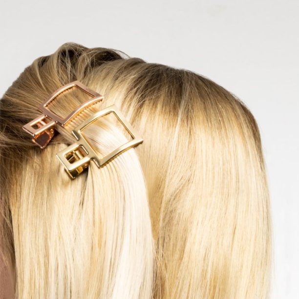 Notino Hair Collection Hair clips фиби за коса Gold and rosegold 2 бр. на ниска цена