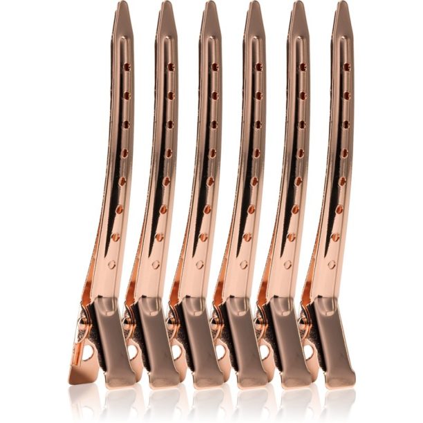 Notino Hair Collection Hair clips фиби за коса Rose gold 6 бр.