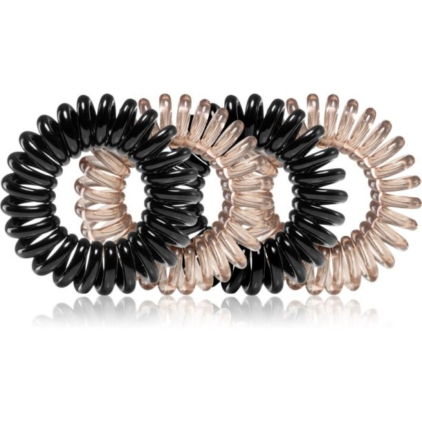 Notino Hair Collection Hair rings ластици за коса black and grey 4 бр.