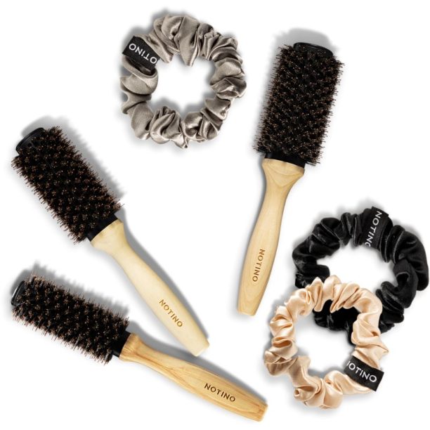 Notino Hair Collection Ceramic hair brush with wooden handle керамична четка за коса с дървена дръжка Ø 33 mm купи на топ цена