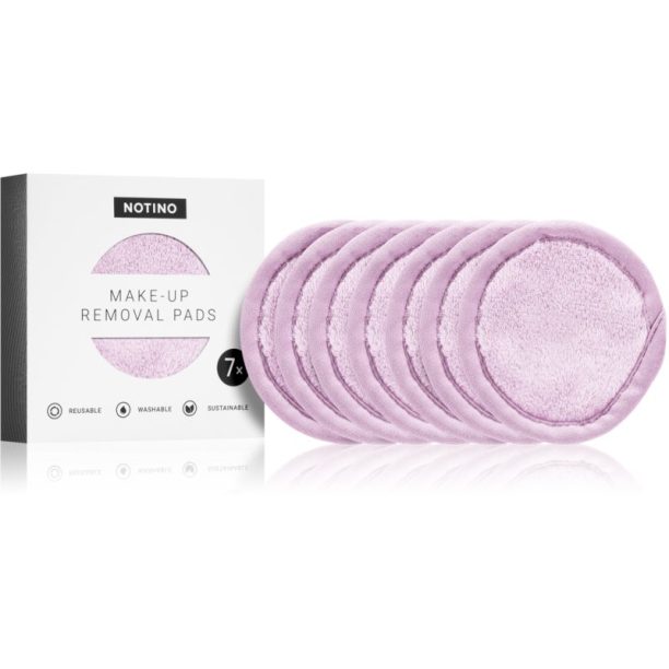 Notino Spa Collection Make-up removal pads тампони за почистване на грим цвят Lilac 7 бр. на ниска цена