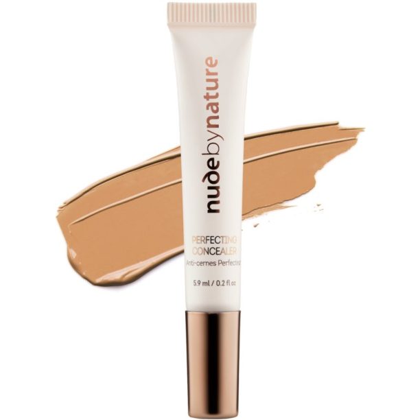 Nude by Nature Perfecting течен прикриващ коректор цвят 06 Natural Beige 5