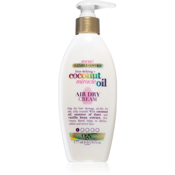 OGX Coconut Miracle Oil изглаждащ крем против цъфтене 177 мл.