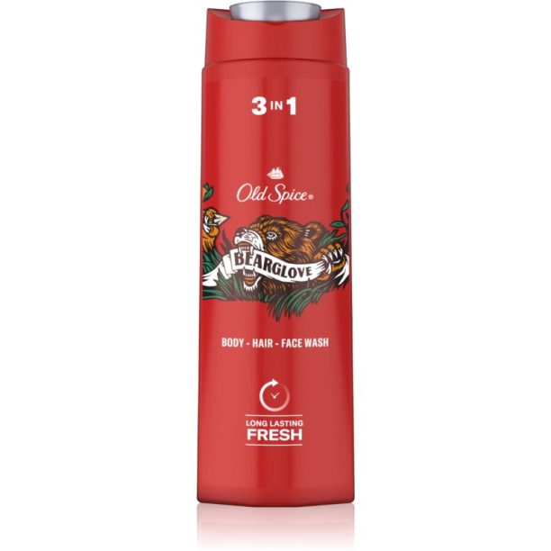 Old Spice Bearglove душ гел за тяло и коса 400 мл. на ниска цена