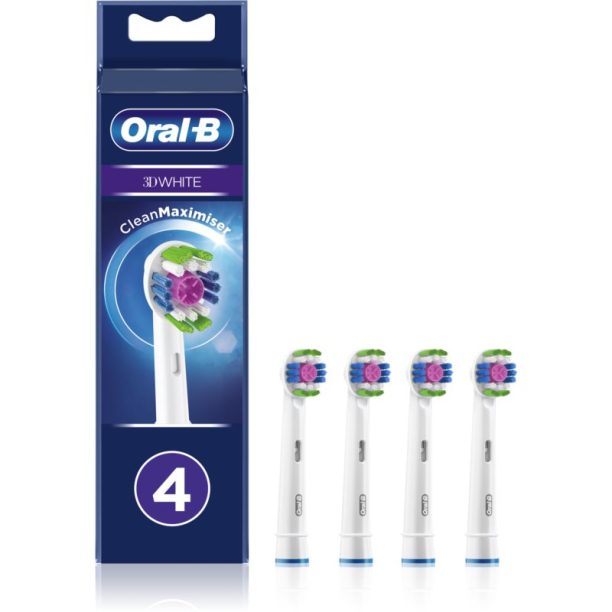 Oral B 3D White CleanMaximiser резервни глави за четка за зъби 4 бр.