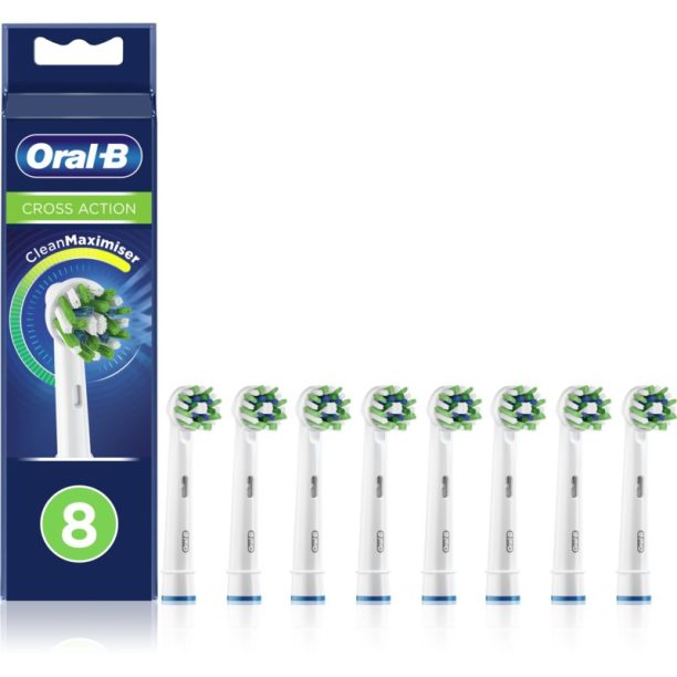 Oral B Cross Action CleanMaximiser резервни глави за четка за зъби 8 бр.