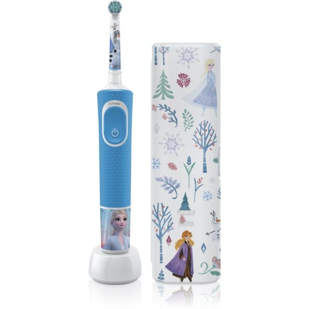 Oral B Kids 3+ Frozen II електрическа четка за зъби с калъфка за деца  1 бр.